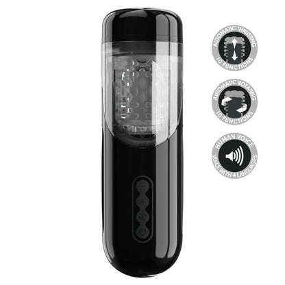 Masturbador masculino Automático con Voz y Rotación