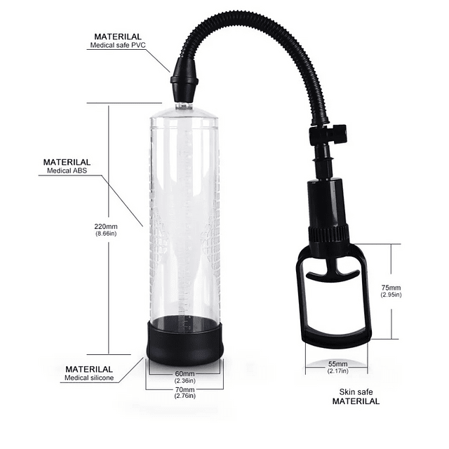 Bomba de vacío para pene Pump Men