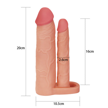 Funda para pene doble Pleasure X Tender