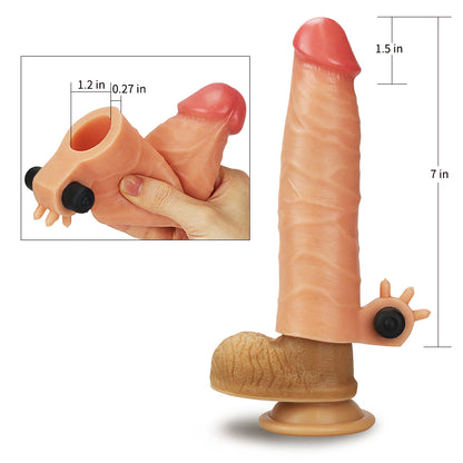 Funda peneana de 18cm con vibración
