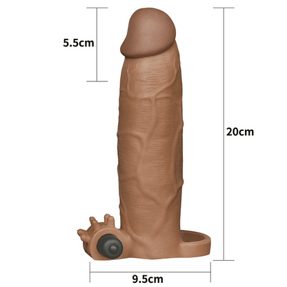 Funda vibradora X-Tender Marrón