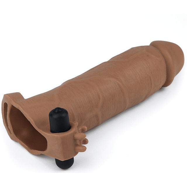 Funda vibradora X-Tender Marrón