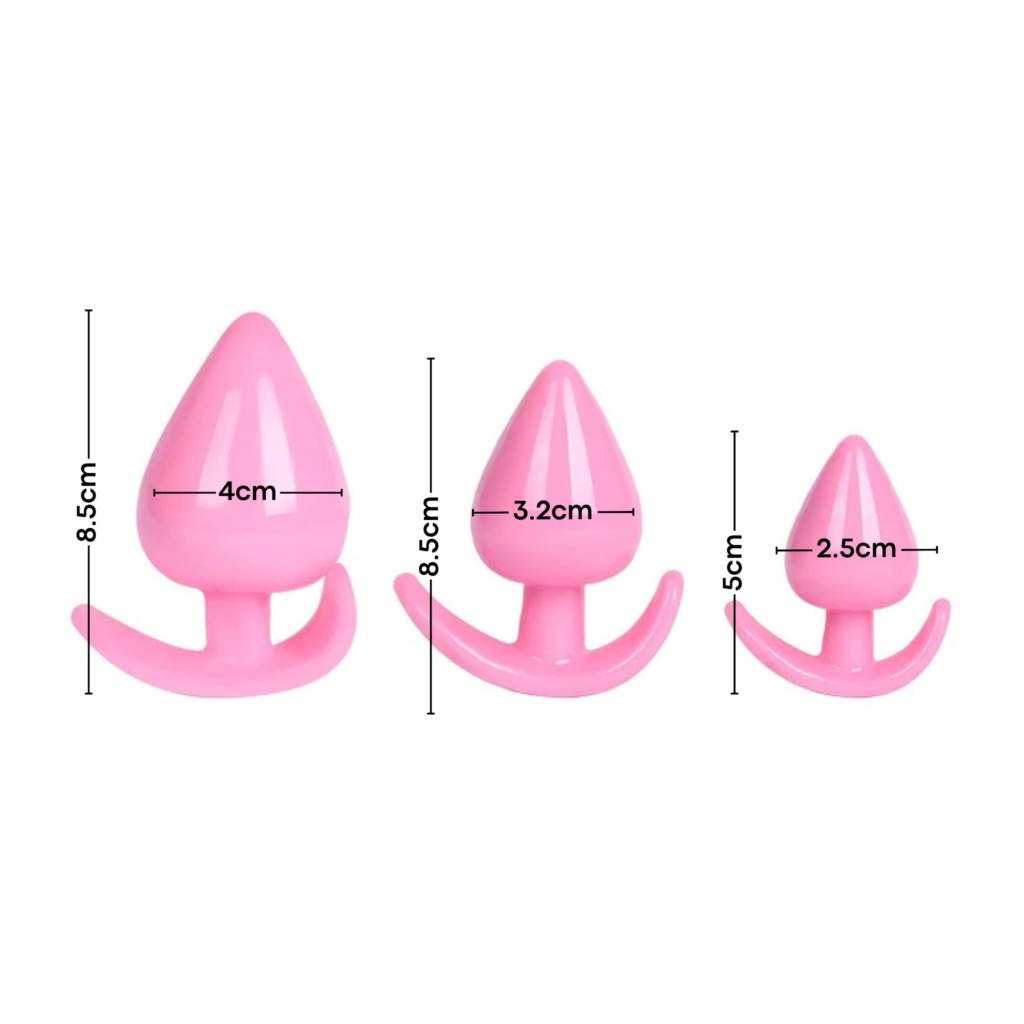 Kit Plug Anal para Principiantes S M L