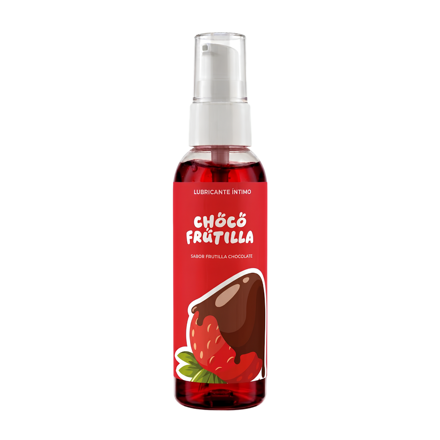 Lubricante Comestible Choco Frutilla Efecto Calor