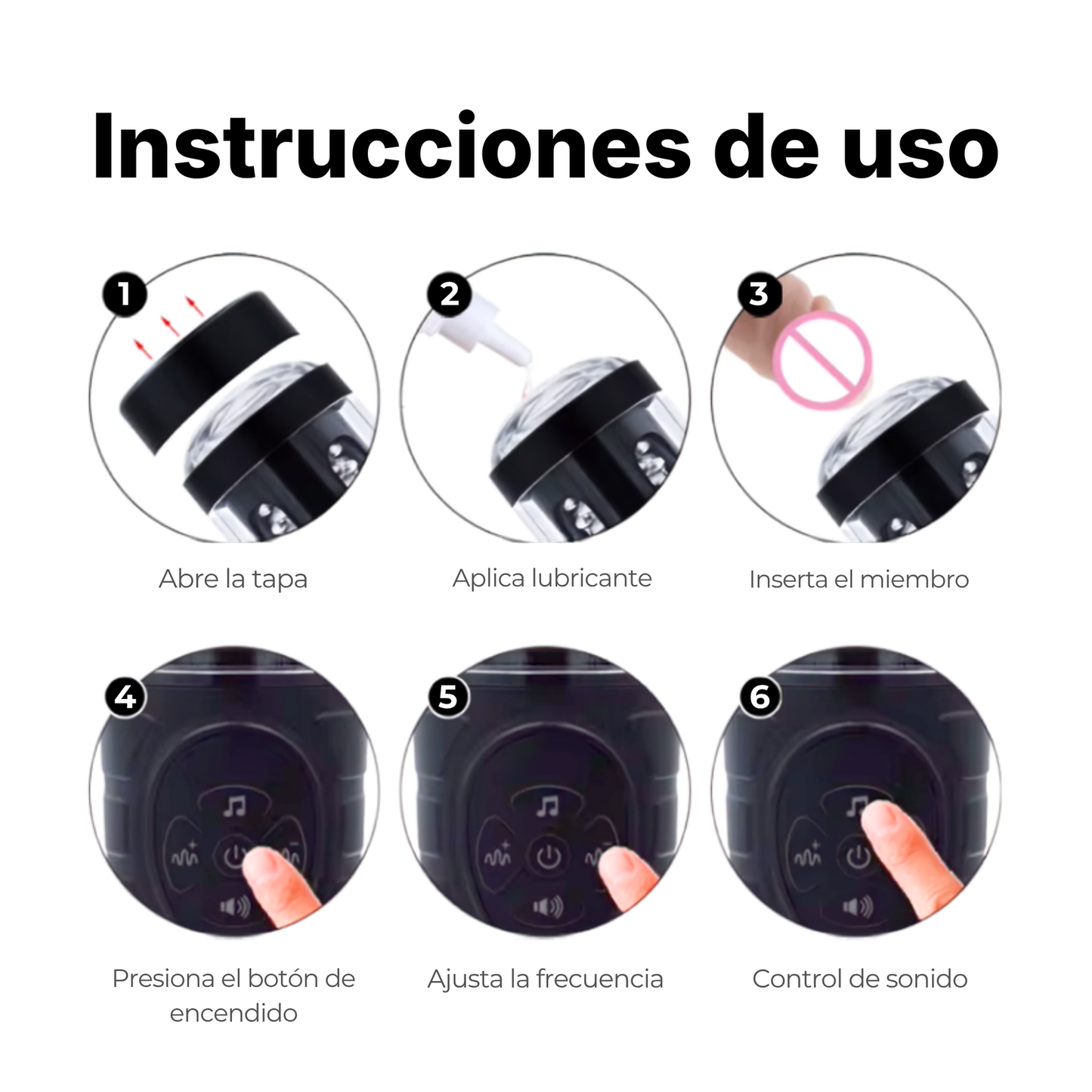 Masturbador Automático Giratorio