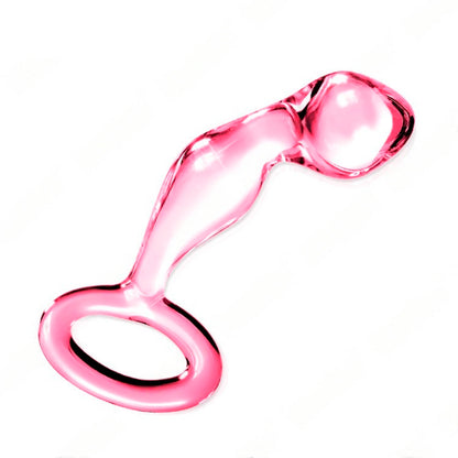 Estimulador de próstata vidrio pink