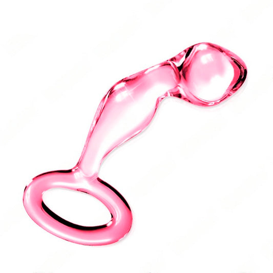 Estimulador de próstata vidrio pink